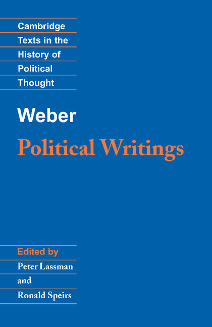 Weber: Political Writings