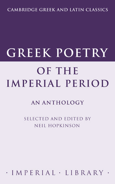 Greek Poetry of the Imperial Period