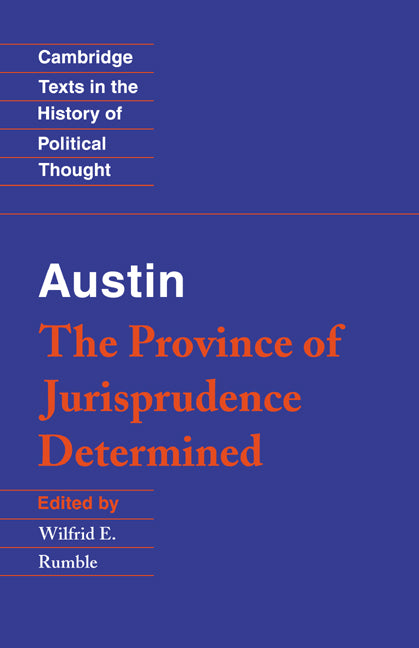 Austin: The Province of Jurisprudence Determined