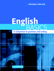 English Basics: a companion to grammar and writing