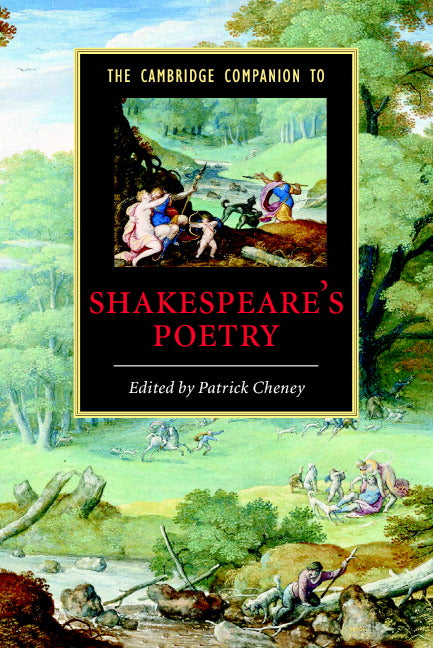 The Cambridge Companion to Shakespeare's Poetry