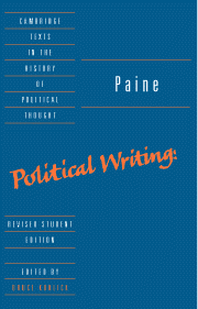 Paine: Political Writings