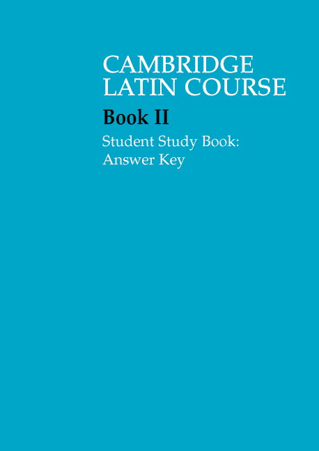 Cambridge Latin Course 2 Student Study Book Answer Key