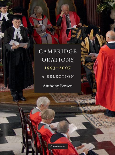 Cambridge Orations, 1993–2007