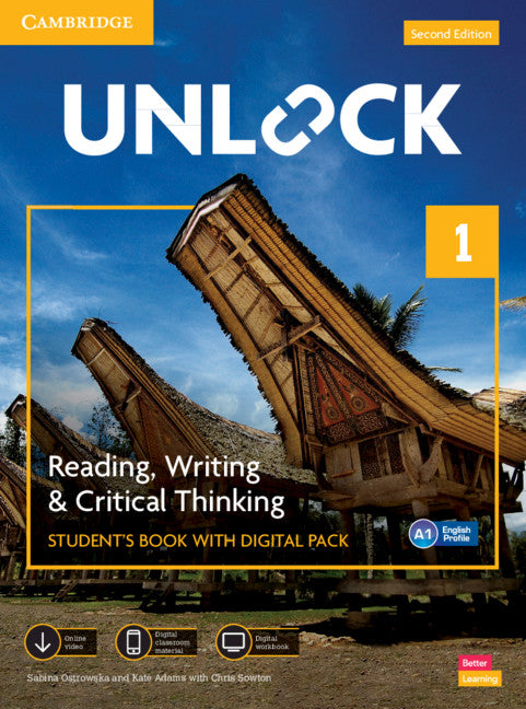 Unlock Level 1 Reading, Writing and Critical Thinking Student's Book with Digital Pack 2nd Edition