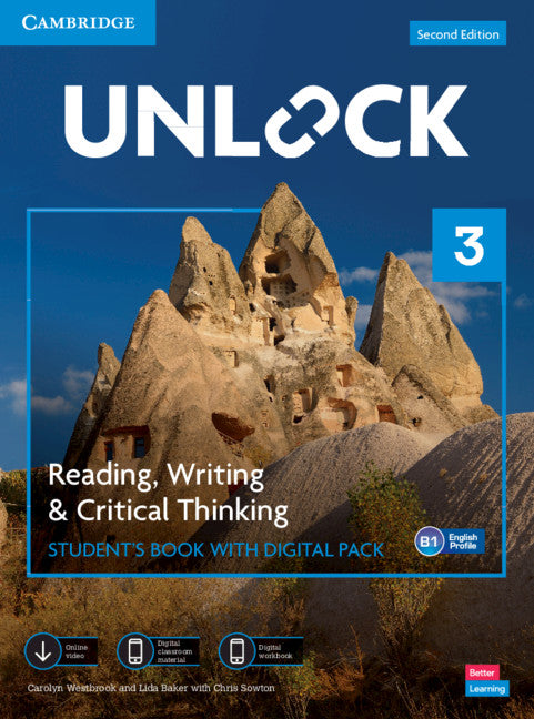 Unlock Level 3 Reading, Writing and Critical Thinking Student's Book with Digital Pack 2nd Edition