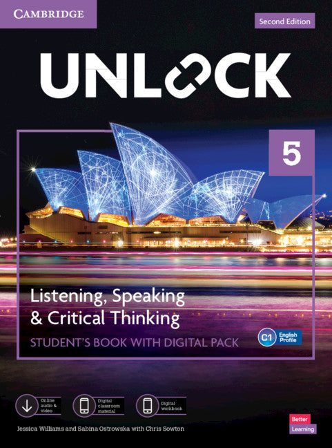 Unlock Level 5 Listening, Speaking and Critical Thinking Student's Book with Digital Pack 2nd Edition