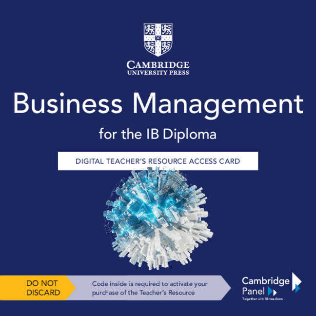 Business Management for the IB Diploma Digital Teacher's Resource Access Card