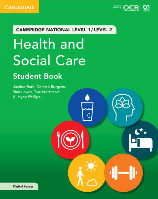Cambridge National Level 1/Level 2 Health and Social Care Student Book with Digital Access (2 Years)