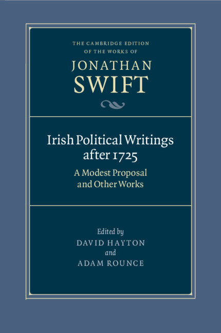 Irish Political Writings after 1725