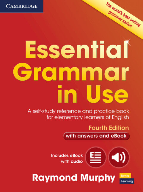 SALE Essential Grammar: A Self-Study Reference and Practice Book for Elementary Students of English, With Answers and ebook