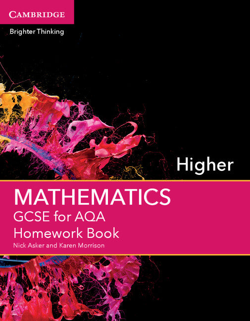 Higher Math Gcse Homework GCSE Mathematics for AQA Higher Homework Book – Cambridge University ...