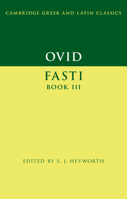 Ovid:  Fasti  Book 3