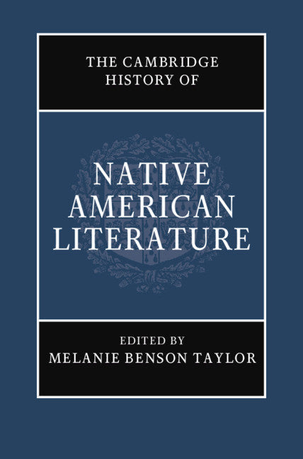 SALE The Cambridge History of Native American Literature