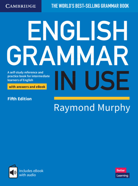SALE English Grammar with ebook:  A Self-Study Reference and Practice Book for Intermediate Learners of English