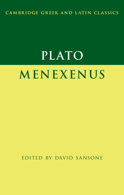 Plato:  Menexenus