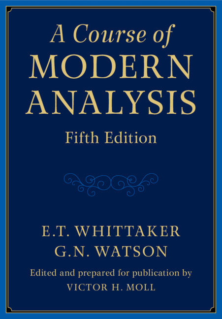 SALE A Course of Modern Analysis