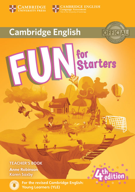 Fun for Starters Teacher’s Book with Downloadable Audio 4th Edition