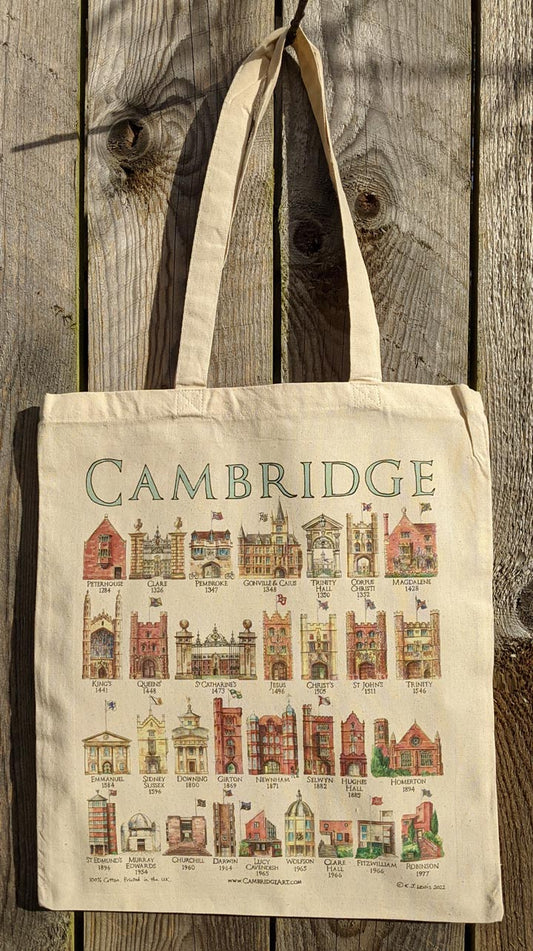 Cambridge Colleges Tote Bag